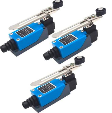 Industrial Rotary Adjustable Roller Lever Arm Limit Switch (1NO + 1NC)